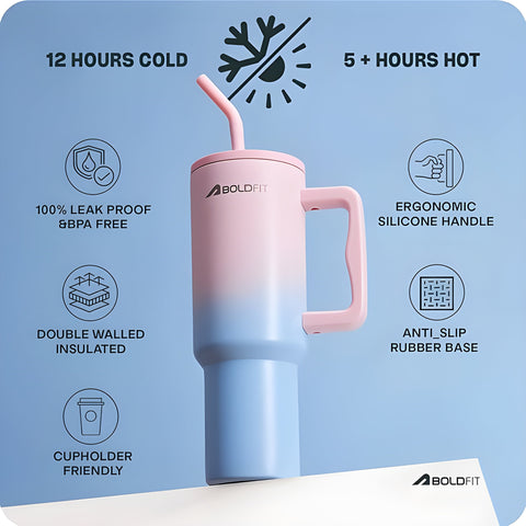 Tumbler Bottle Water Bottle with Lid and Straw 1.2L Stainless Steel Double Insulated Tumblers for Hot & Cold Drink 100% Leakproof Tumbler with Handle Tumbler Bottle Water Bottle with Lid and Straw 1.2L Stainless Steel Double Insulated Tumblers for Hot & Cold Drink 100% Leakproof Tumbler with Handle