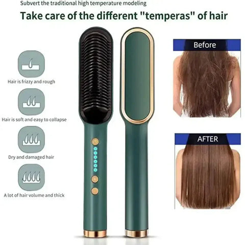 Professional Electric Hair Straightener Comb Brush Professional Electric Hair Straightener Comb Brush