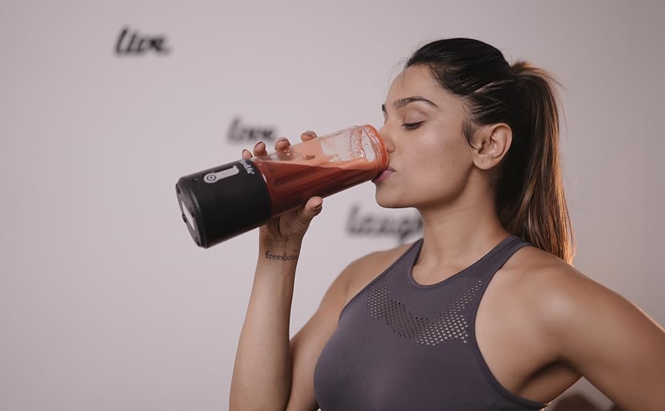 Portable Blender for Smoothie and Juices, Milk Shakes, Crushing Ice, USB Rechargeable